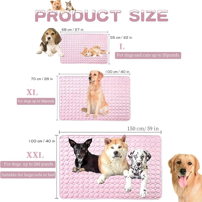 MICROCOSMOS Summer Cooling Mat & Sleeping Pad- Water Absorption Top 28" x 22")