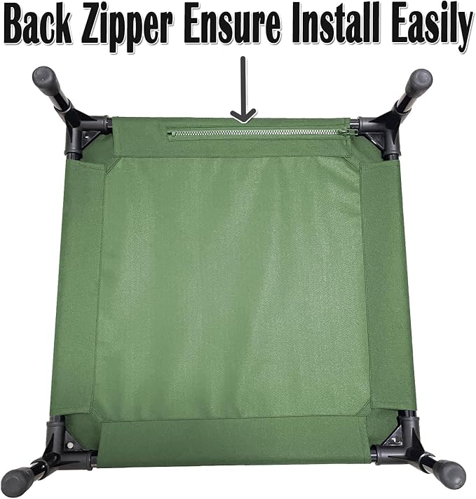 Love&go Elevated Dog Bed with Metal Frame Small-18.5x18.5x5.5 inch)