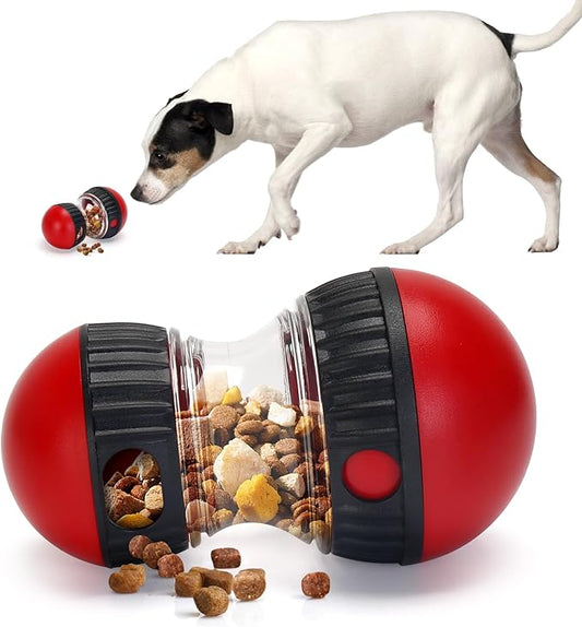 Dog Treat Toy, Interactive Treat Dispensing Dog Toys, Adjustable and Durable Dog Puzzle Toy for Small/Medium/Large Breed Dogs to Keep Them Busy