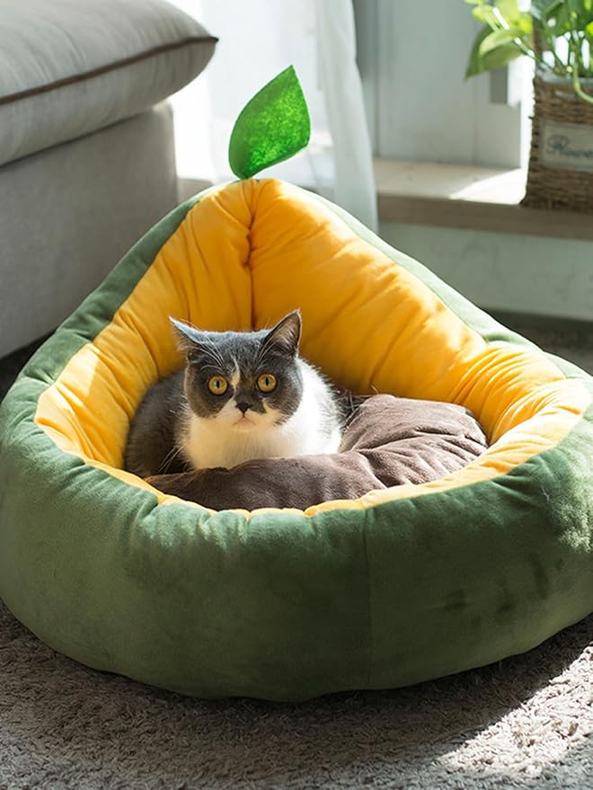 QWINEE Cat Dog Crate Mat Puppy Sleeping Bed