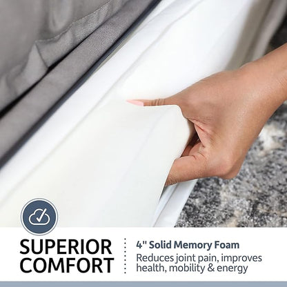 PetFusion Ultimate Dog Bed 35% Cotton Cover,1yr. Warranty,Brown, (44x34")