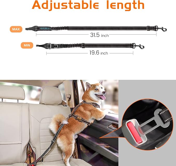 VERSALES Dog Seatbelt