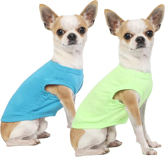 Dog Shirts Blank Quick Dry Small Clothes
