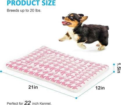 Dog Bed Mat 22-inch Kennel-Pink