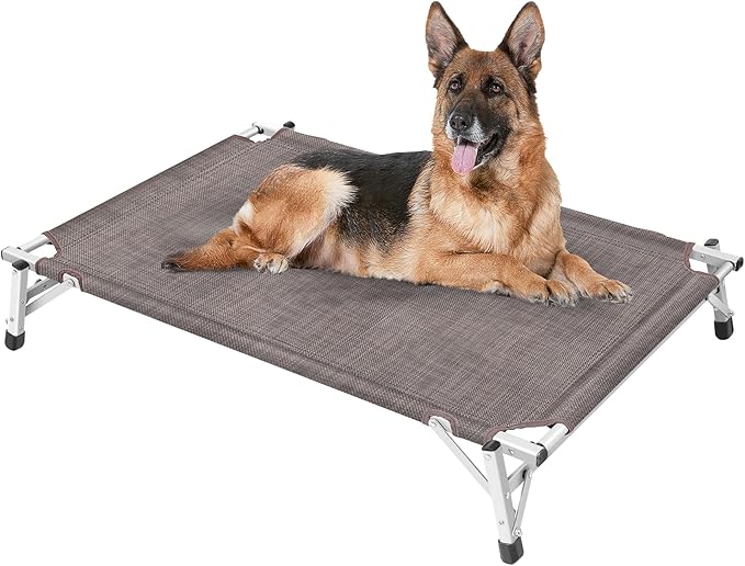 Elevated Cooling Cots Dog Bed: Raised Outdoor & Indoor Pet Cot