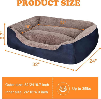 PUPPBUDD Dog Beds for Medium Dogs