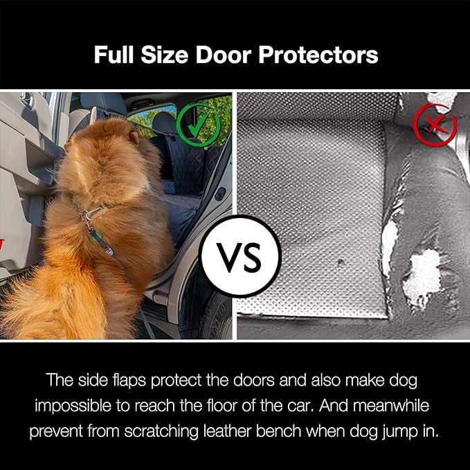 iBuddy Dog Seat Cover for Trucks 100% Waterproof