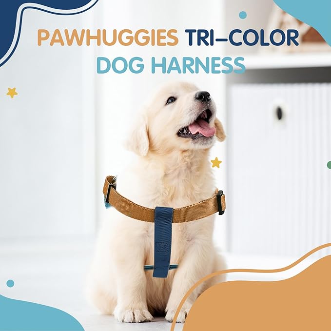 Tri-Color Dog Harness
