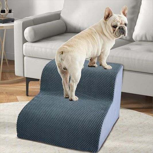 Dog Stairs for High Beds 2-Step dog 11.8" H 12-16 inches 2 Tiers