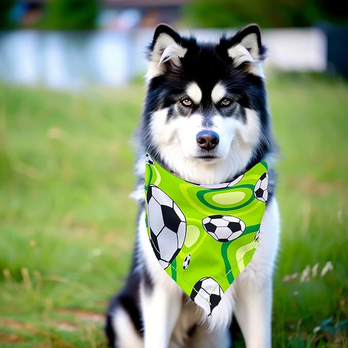 Sports Dog Bandanas for Large Dogs Breed 33 7PCS