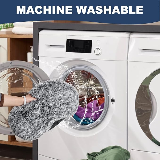 Aurako Cat Bed Dog Bed Round Cushion Pet 23" Black