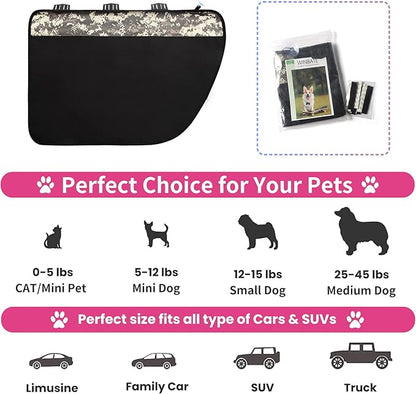 2PCS Dog Car Door Protector 29.5 x 20.47 Car