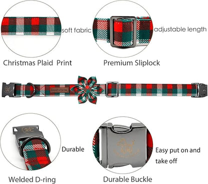 Elegant little tail Dog Collar with Flower