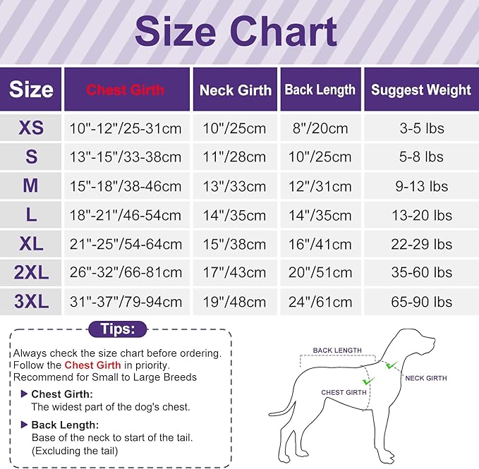 cyeollo Dog Pajamas Fleece Dog Pjs for Medium Dogs Onesie Stretchy Warm Winter Dog Cold Weather Coat Clothes Doggie Jumpsuit Dog Pajamas Outfits