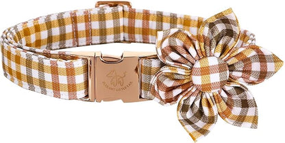 Elegant little tail Flower Dog Collar for Female or Male Dogs