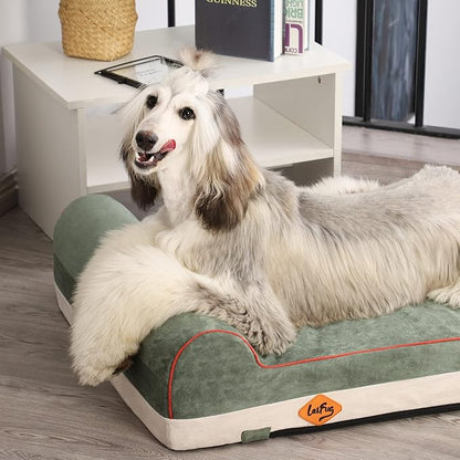 Laifug Orthopedic Memory Foam Dog Bed with Durable Water Proof Liner and Removable Washable Cover (Large (46"x28"x8")