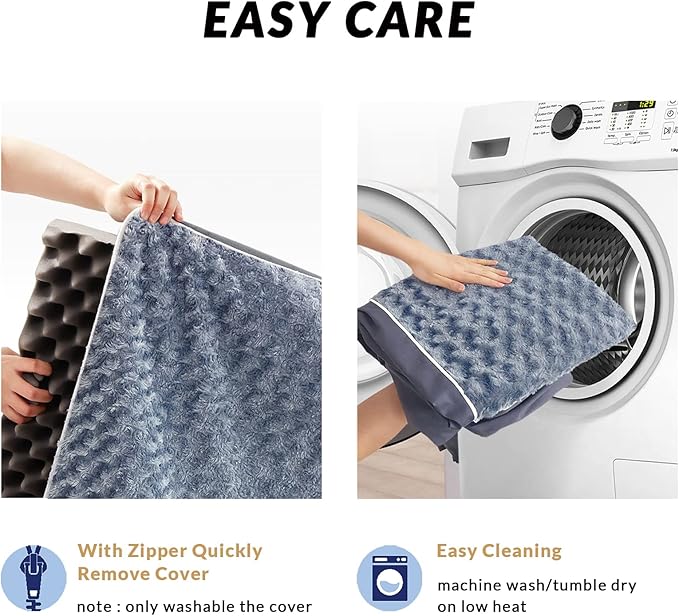 Figopage Orthopedic Memory Foam Dog Bed for Large Dogs