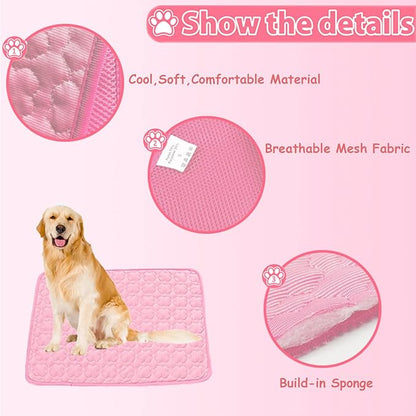 Dog Cooling Mat Summer Pet Cooling Mat Ice