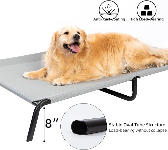 pettycare XL Elevated Raised Outdoor Dog Bed 55''
