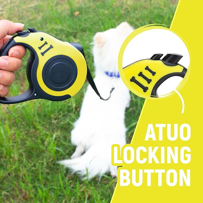 Retractable Dog Leash Automatic Telescopic Tractor Dog Tape 10/16 FT