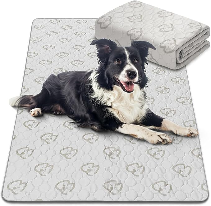 FXW Washable Pee Pads for Dogs 47" x 29", Specifically 48inch Cages,