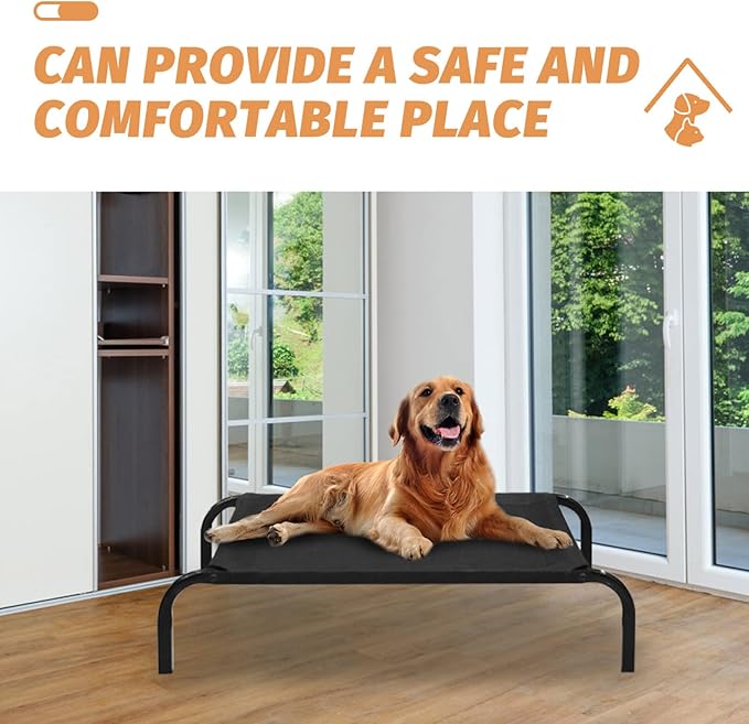 iplusmile Pet Bed Mesh Elevated Dog Bed Breathable