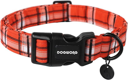 DOGWONG Cotton Dog Collar
