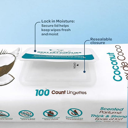 Best Pet Supplies Dog Wipes 400 Pack,