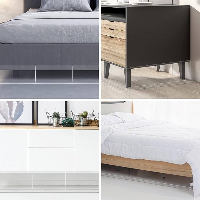 Under Bed Blocker for Pets King Size Bed 7 inches 6 Pack