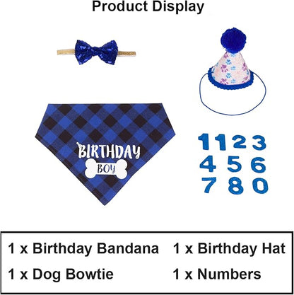 ADOGGYGO Dog Birthday Party Supplies