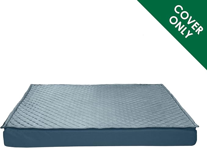 Furhaven Replacement Dog Bed Cover Water-Resistant Indoor/Outdoor Quilt Top Convertible Mattress