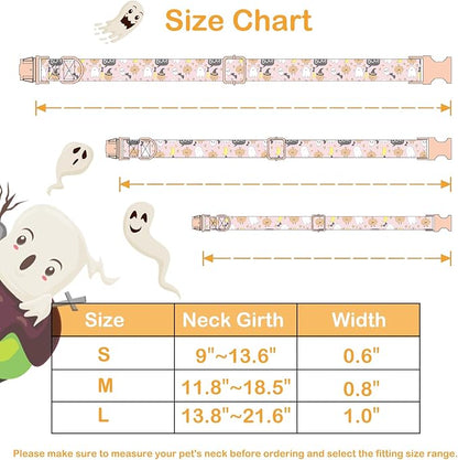 Faygarsle Bow Tie Halloween Fall Dog Collar