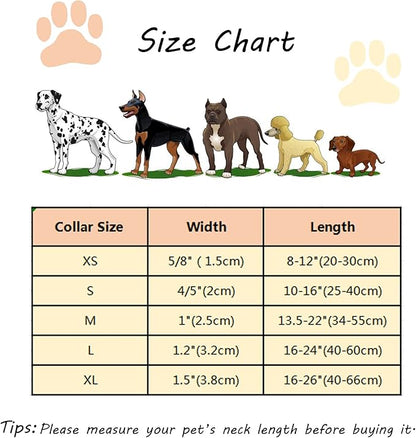 Christmas Dog Collar 8-12in