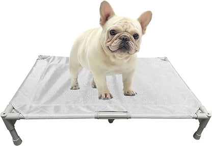 Love&go Elevated Dog Bed with Metal Frame (Medium-29.9x19.5x5.5 inch,