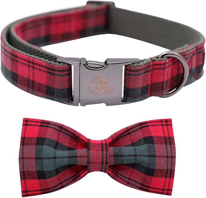 Elegant little tail Dog Collar with Bow