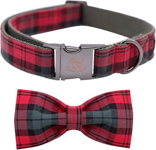 Elegant little tail Dog Collar with Bow