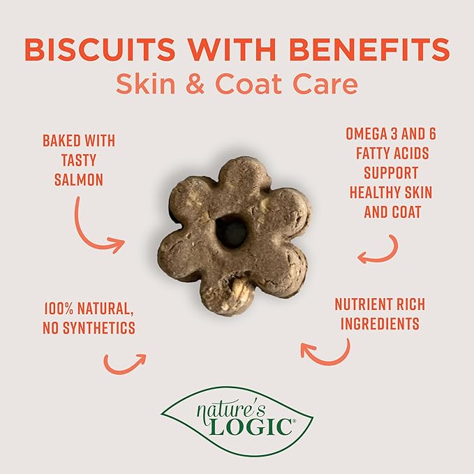Nature's Logic Biscuits with Benefits Skin and Coat 12oz