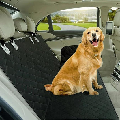 FURRYFECTION Dog Bench Car Seat Cover for Back Seat 600D Heavy