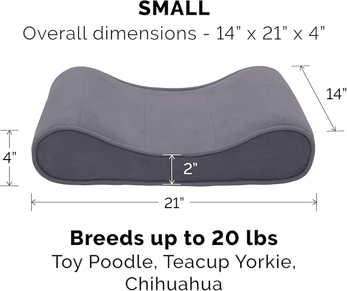 Furhaven Replacement Dog Bed Cover Microvelvet Contour Luxe Lounger