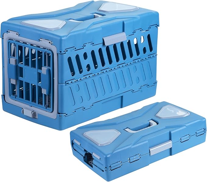Collapsible Puppy Crate Portable Dog Kennel Portable Travel 22 Inch