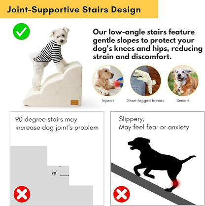 Dog Stairs for Small Dogs 3 Step