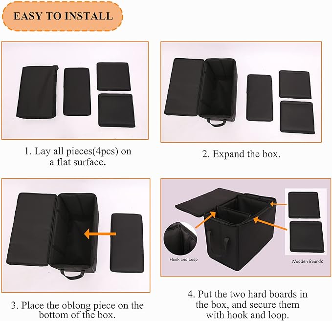 Dog Car Seat Extender with Storage 200lbs, Car 20"x11.5"x14.5")
