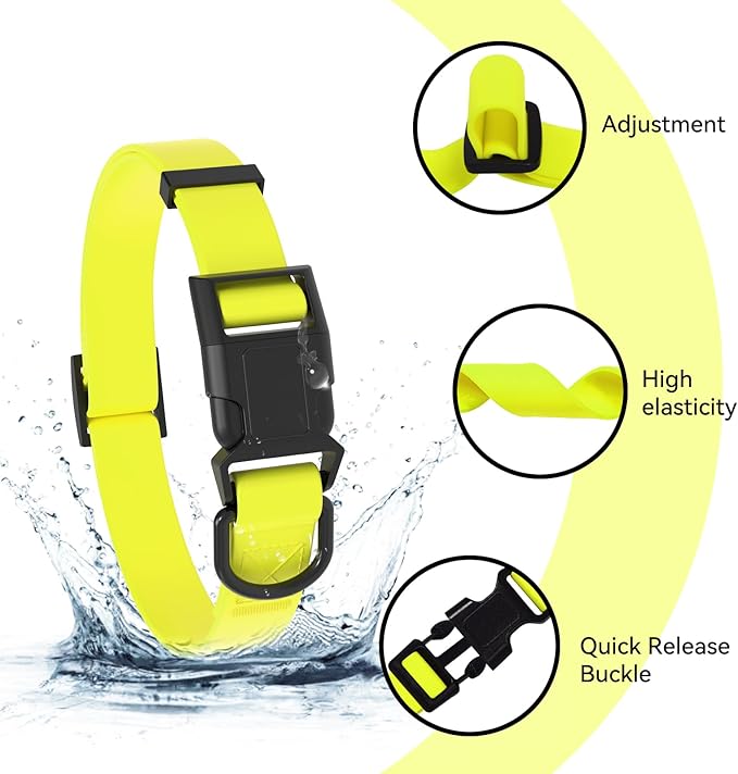 Waterproof Dog Collar 11.8-18.5 inch)