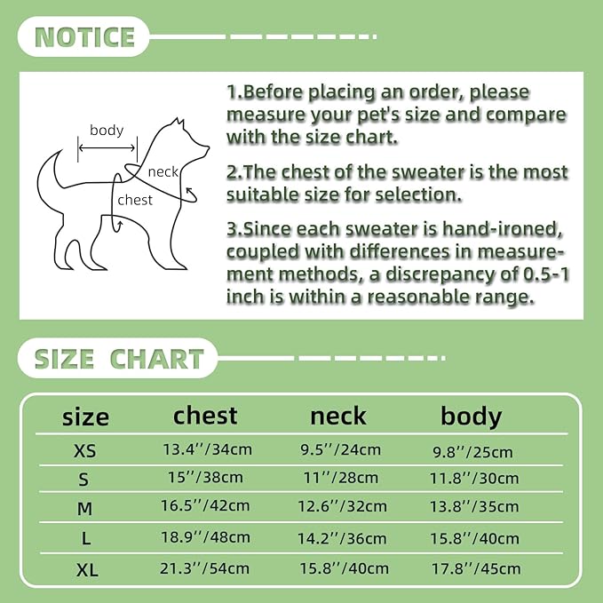 Dog Warm Winter Sweater MengMengDa Pet Dog Clothes