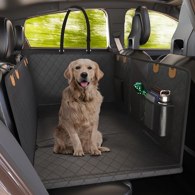 Katziela Back Seat Extender for Dogs-Large Space 2 Foams 425Lbs
