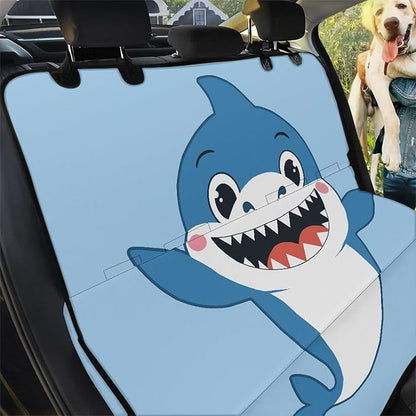 AFPANQZ Cartoon Shark Design Dog Cat Seat Cover