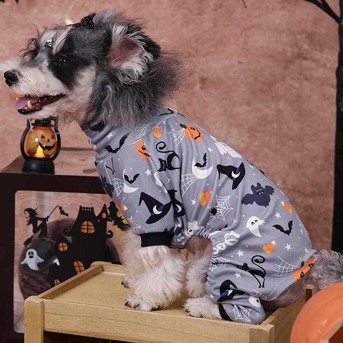 CuteBone Turtleneck Dog Pajamas Pet Clothes Thermal Dralon Onesie Cashmere High-Necked Puppy Pjs Coat GP06M