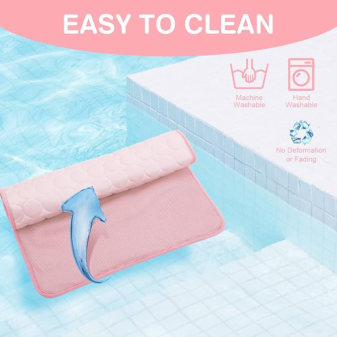 Pet Cooling Bed Mats Dog Cooling Mat Washable Comfort Breathable for Dogs and Cats Indoor Outdoor 21.65 * 27.55Inch)