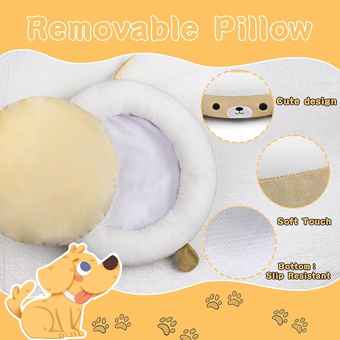 Calming Dog Bed & Cat Bed 21inch Cute