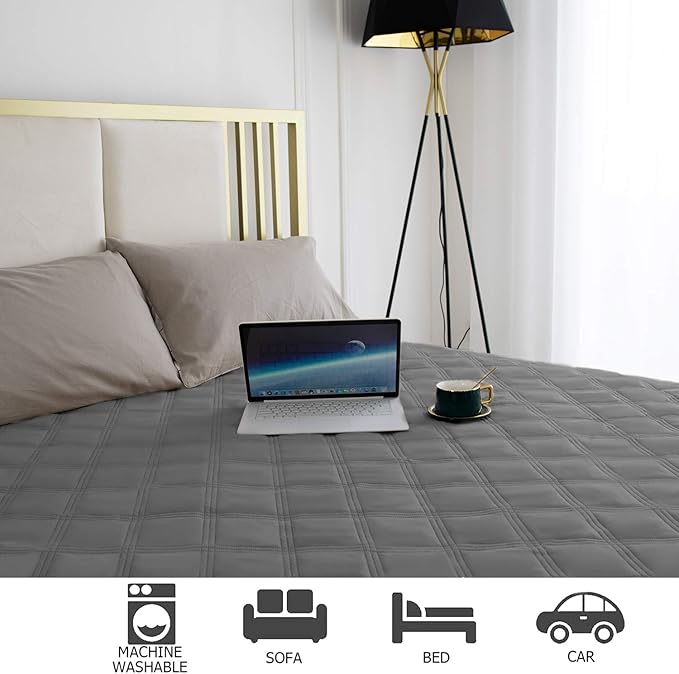 Ameritex Waterproof Dog Bed Cover Pet Blanket with Anti-Slip Back for Furniture Bed Couch Sofa (40x50 Inch (Pack of 1)